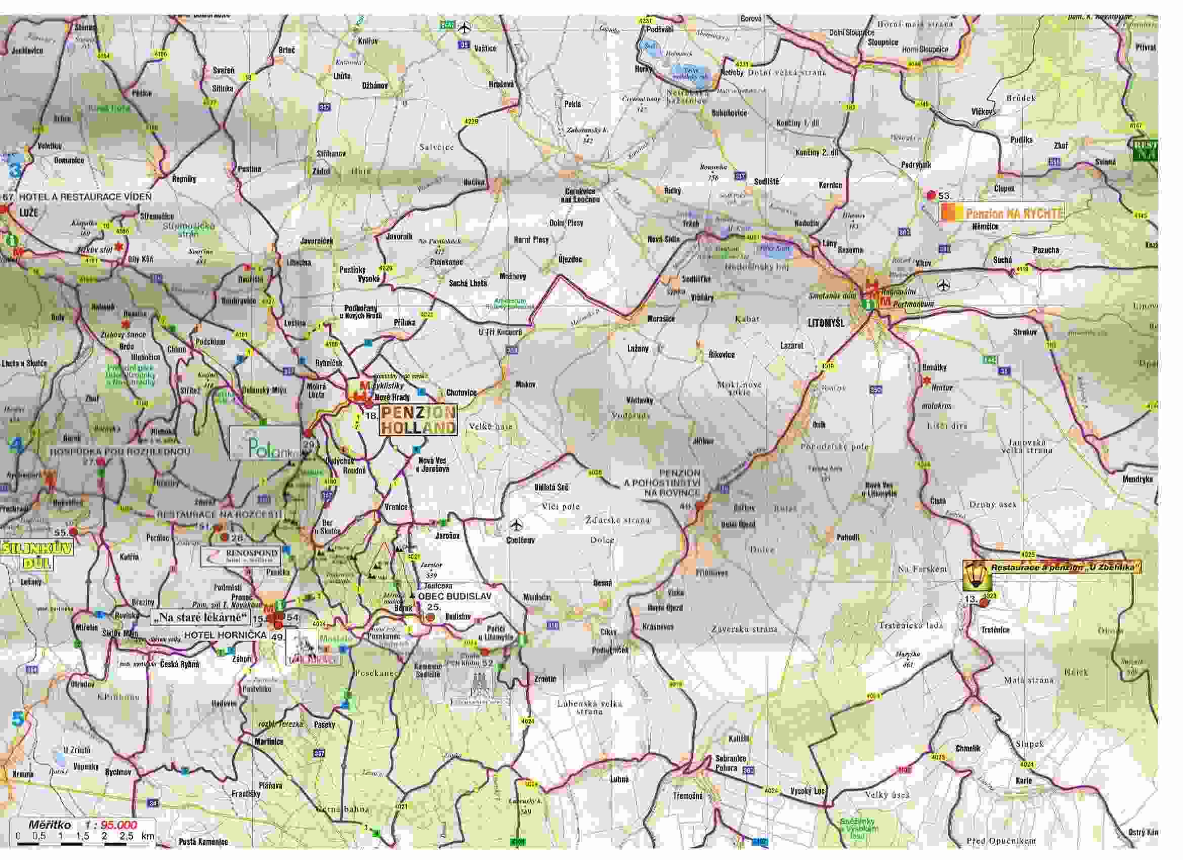 Mapa cyklotras