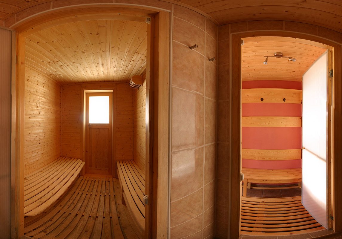 Sauna a šatna